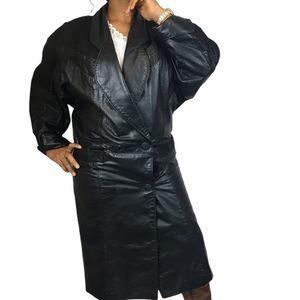 GLOBAL IDENTITY G-III LEATHER JACKET VINTAGE BLACK SMALL